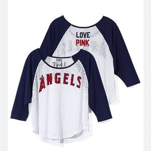 Angels Baseball Victoria secret 3/4 sleeve tee